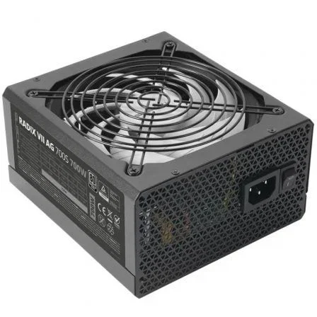 Tacens Fuente de Alimentación RADIX VII AG 700S 700W 80 Plus Silver Ventilador 140mm DC-DC Garantía 10 Años Tacens Fuente de Alimentación RADIX VII AG 700S 700W 80 Plus Silver Ventilador 140mm DC-DC Garantía 10 Años